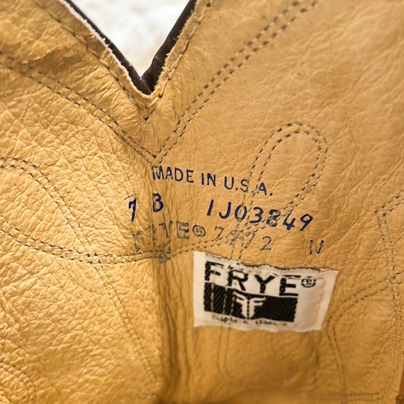 Vintage Frye Western Boots 7 - Picture 4 of 5